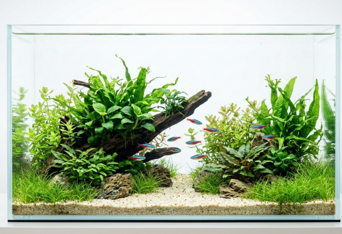 🌿 Beautiful live plants to make your aquarium look natural and vibrant.