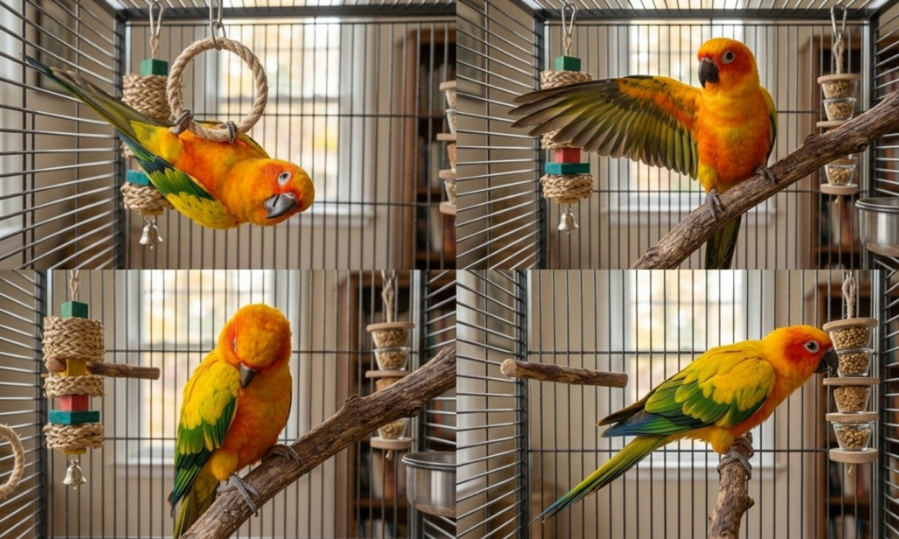 Sun Conure Parrot – Healthy & Hand-Tamed Bird for Sale
