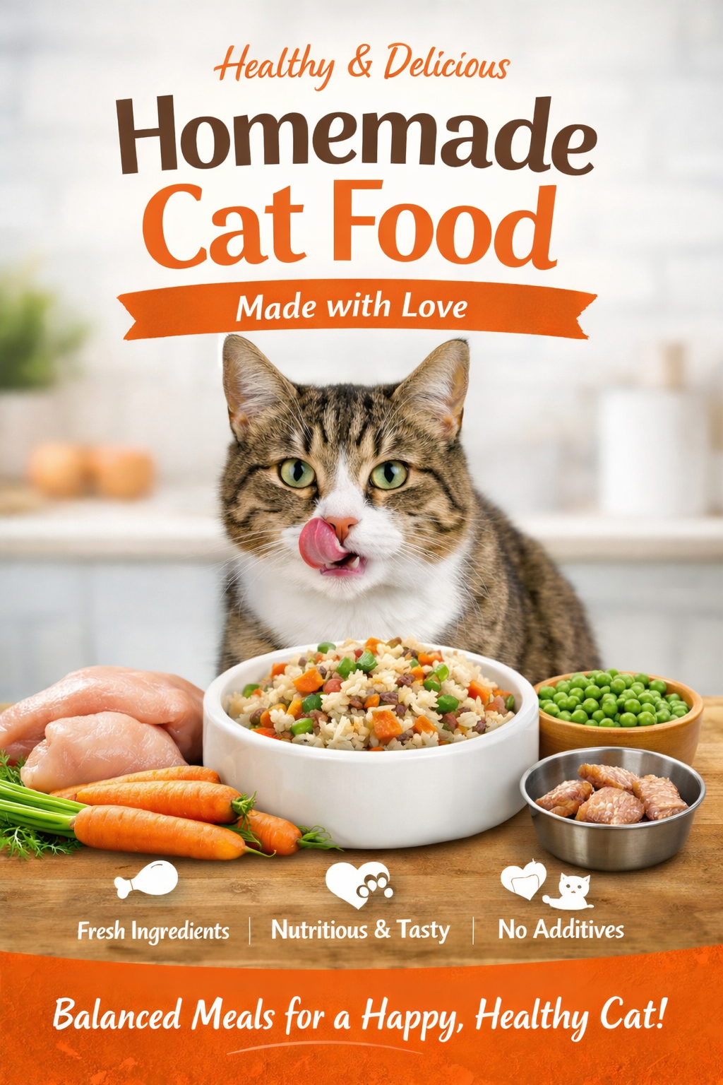 Homemade Cat Food – Healthy & Delicious