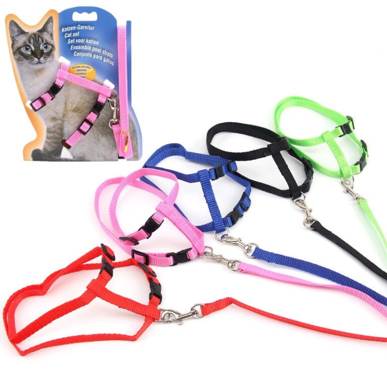 Cat Body Harness with Leash – Adjustable