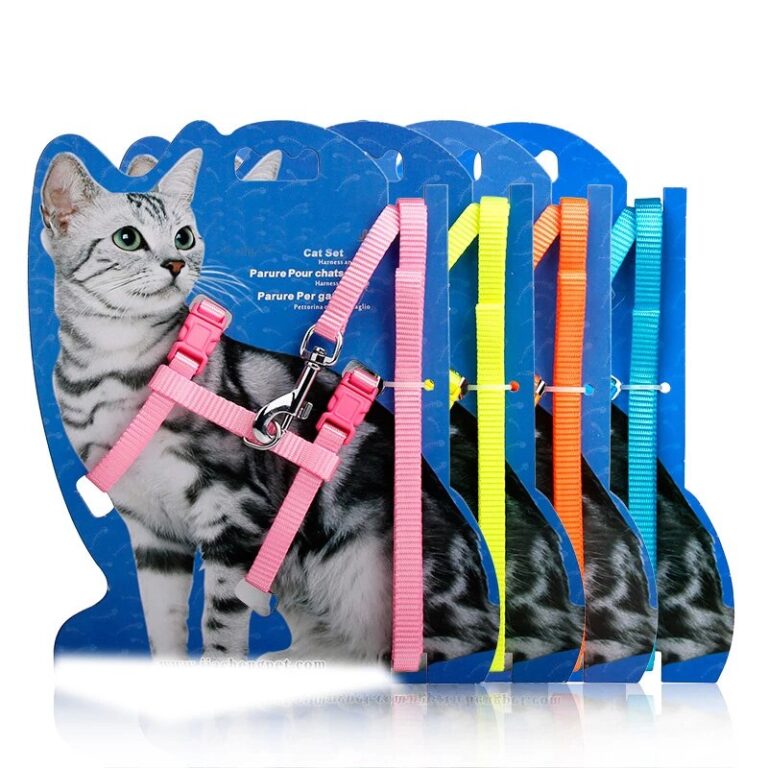 Cat Body Harness with Leash – Adjustable