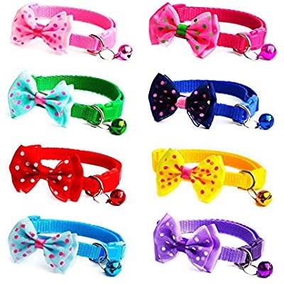 Cat Bow Collar With Bell