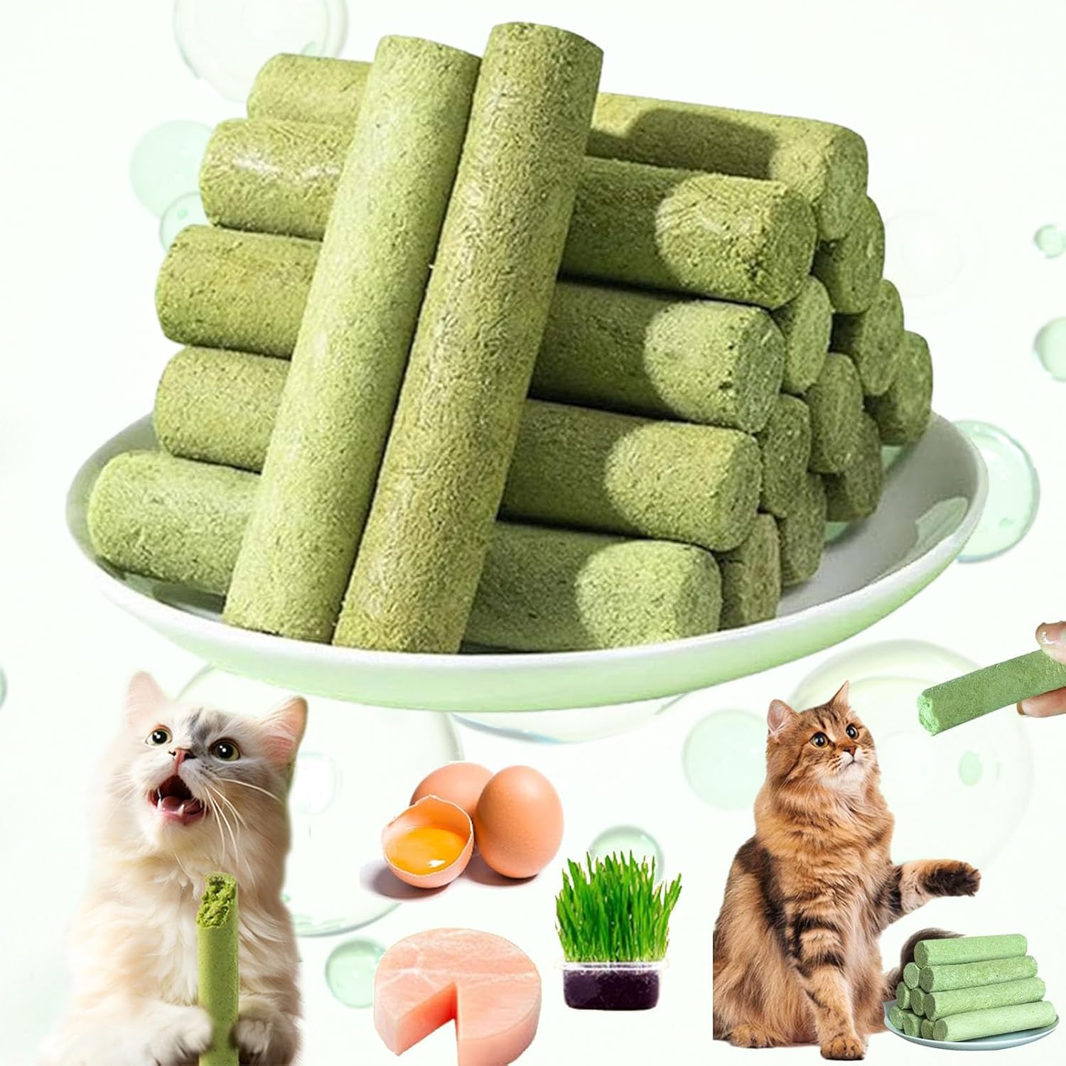 Cat Grass Teething Stick 30 G – Chicken and Cat Grass Flavor