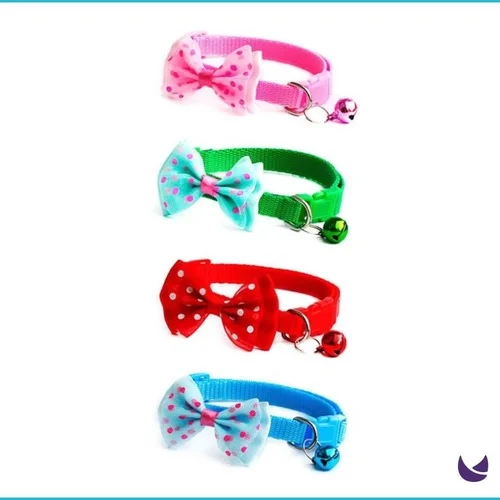 Cat Bow Collar with Bell