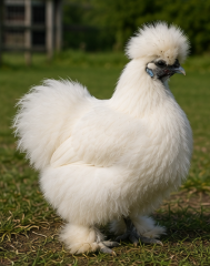 Beautiful Silkie Chicken Looking for a New Home