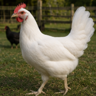 Premium White Leghorn Hen Looking for a New Home